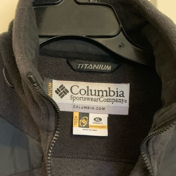 Columbia Sportswear Titanium Interchange 3-pc jacket for ski snowboard Women XL - Picture 10 of 11